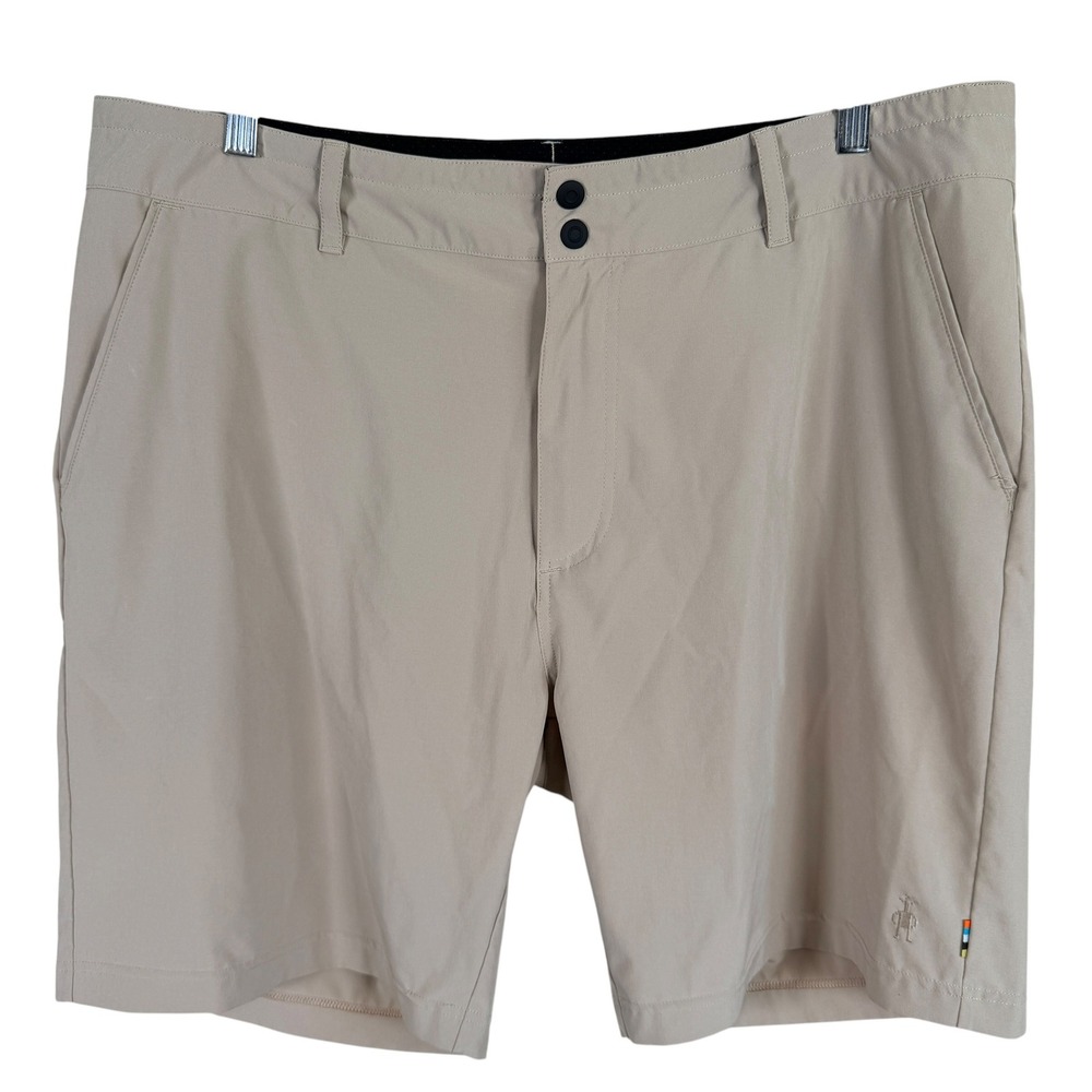 Smartwool Performance Shorts Mens XL Tan Merino Wool Blend Stretch Hiking